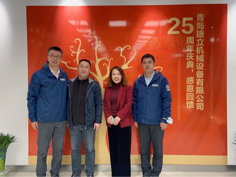 坦能集團(tuán)中國區(qū)總經(jīng)理走訪青島捷立機(jī)械：共謀發(fā)展,，共創(chuàng)輝煌